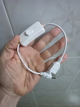 ANPWOO-Cable USB de 28cm con interruptor, Cable de encendido/apagado, palanca de extensión para lámpara USB, suministro de alimentación de ventilador, línea, adaptador duradero de gran oferta