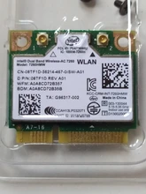 Banda Dual de tarjeta inalámbrica para Intel 7260 7260HMW ac Mini PCI-E 2,4G/5Ghz Wlan Wifi Bluetooth 4,0 de 802 11ac/a/b/g/n con antena