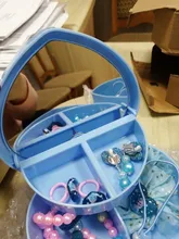 Conjunto de collar y pulsera de princesa Elsa para niños y niñas, caja de regalo de joyería con pinza para el pelo de Frozen 2, regalo de Navidad y vacaciones