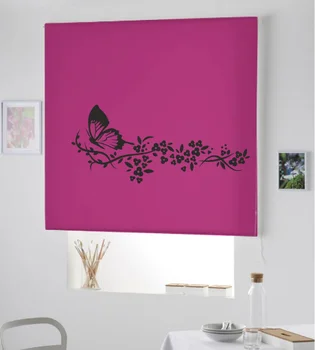 

Blind Iroa roll with drawing/Butterfly Generic! ROLLER BLINDS TRANSLUCENT! (FUCHSIA 100X175)