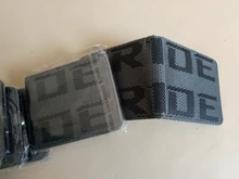 JDM-cinturón de seguridad para coche, BILLETERA, monedero, Clip de carreras, tela de cuero, funda de lona para llave, BR, envío directo