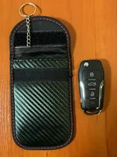 Caja bloqueadora de señal de llave de coche, Faraday Cage Fob Pouch, bolsa de bloqueo RFID sin llave