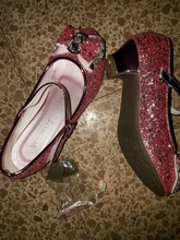 Zapatos de princesa para niñas, zapatillas con flores y brillantina para niñas pequeñas, incluye tacón alto y moño estilo mariposa, en azul, rosa y plata, talla 26-38