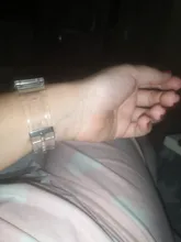 Reloj de moda para hombre y mujer, cronógrafos deportivos digitales transparentes e informales, de pulsera, de regalo para enamorados