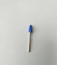 Dmoley-brocas de cerámica y tungsteno para uñas, accesorios para manicura, taladro eléctrico, Color rosa/Negro/azul, 4 colores