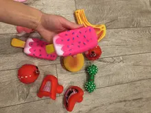 Squeaky Toy Ball Dog Fetching Play Puppy-Cat Chew-Sound Funny Quack 10PCS for Small Pet-Dog