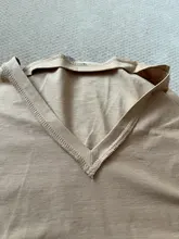 Summer T-Shirt Tees Short-Sleeve Basic Female V-Neck Women Ladies Hirsionsan 100%Cotton