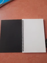 Cuaderno de bocetos en espiral, cuaderno de Graffiti para la escuela, tamaño A5 y A6, 100 páginas, cubierta de papel Kraft, página en blanco
