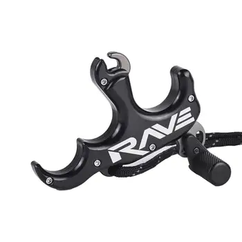 

Lightweight Release Aid Thumb Trigger Grip Aiming Targeting 3-finger grip Archery Accessories For Compound Bow Adjustable