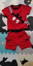 T-Shirt Shorts Tracksuits Toddler Girls Boys Summer Baby Casual Children Fashion Cartoon