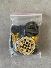 Moc-Juego de piezas de engranaje de rueda, bloques de construcción a granel, accesorios de combinación mecánica con Cross Alxe Ciencia