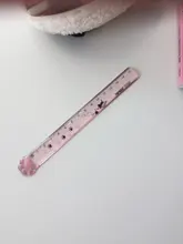 Reglas de plástico con Linda pata de gato para escuela, suministros de oficina Kawaii, accesorios de planificación, premio de estudiante