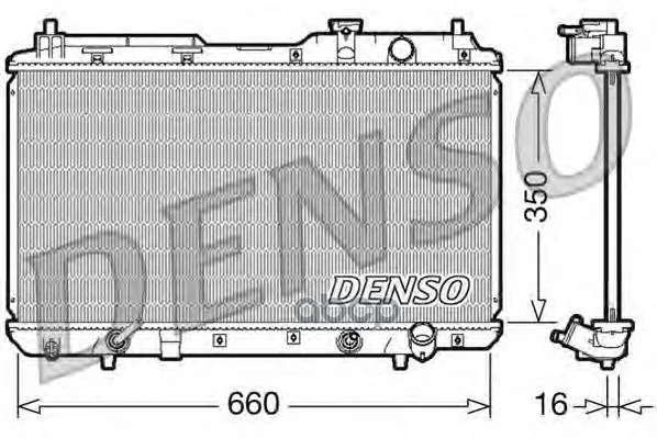 Радиатор Системы Охлаждения Honda: Cr-Vi Denso арт. DRM40010