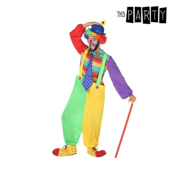 

Costume for Adults Male clown Multicolour (3 Pcs)