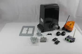 

JY-1500ACP Sliding gate operator kit with control unit and 2 remote controls, mounting plate