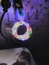 Christmas-Light Timer Decoration Led-String Copper-Wire-Garland Remote-Control Waterproof