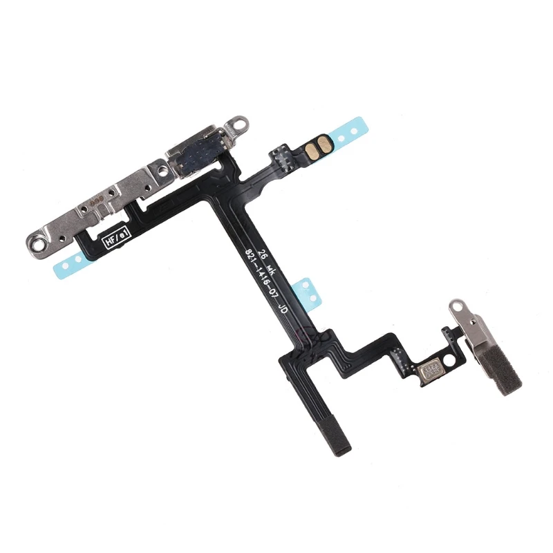 100 test Original For iPhone 5 Power Switch On Off Mute Volume Button Connector Ribbon Flex 3