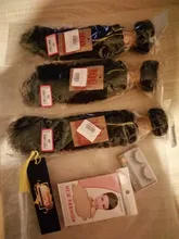 Extensiones de cabello humano rizado brasileño, mechones de pelo Remy de color natural, 1/3/4 unidades, 8-28