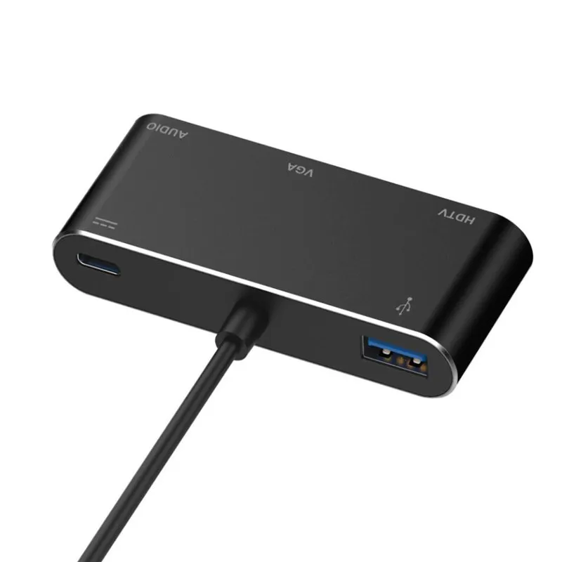 USB к HDMI цифровой многопортовый концентратор адаптер-Aeifond type-C к HDMI 4K адаптер с USB 3,0 USB-C 3,1 питания для MacBook