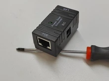 ESCAM-Adaptador de montaje en pared para cámara IP CCTV, divisor de inyectores de alimentador POE pasivo sobre Ethernet, 10M/100Mbp, RJ-45