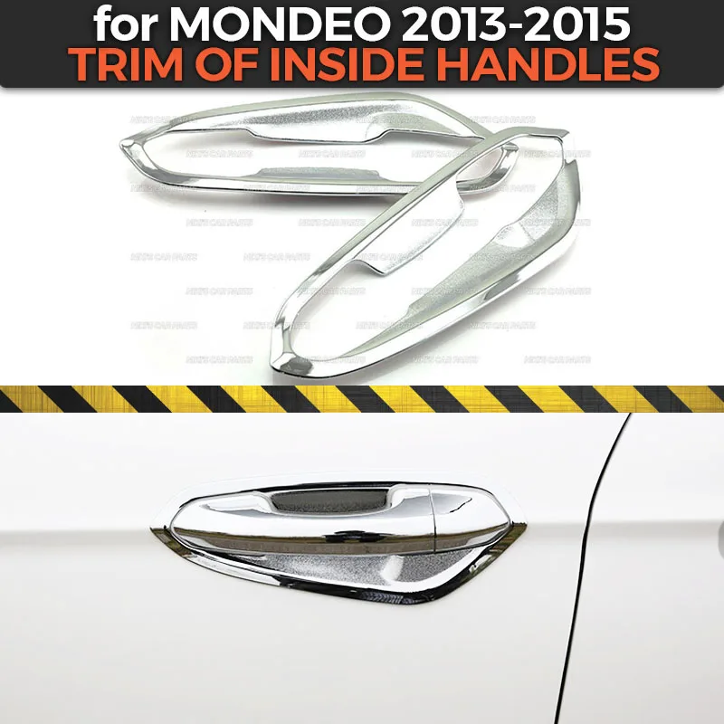 Обшивка внутренних ручек для Ford Mondeo 2013-2015 ABC пластик 1 комплект/4 шт. формовочные