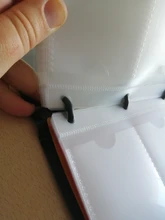 Organizador de tarjetas de negocios para libros, organizador de Tarjeta De Nombre con cinco pestañas de índice de Color negro, 180 tarjetas