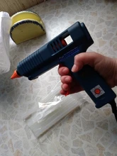 Pistola de pegamento de fusión en caliente de 150W, con Control de temperatura para el hogar, manualidades, fabricación Industrial, uso de barras de pegamento de 11mm, boquilla de cobre puro