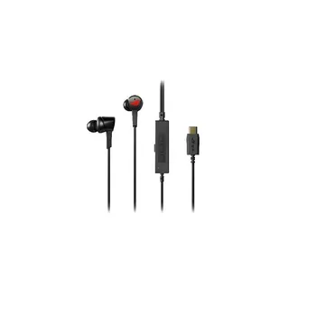 

Headphones ASUS ROG Cetra wired 20-40000 Hz, 16 Ohms, with a microphone 50-10000 Hz, -40 dB, USB-C, backlit, black