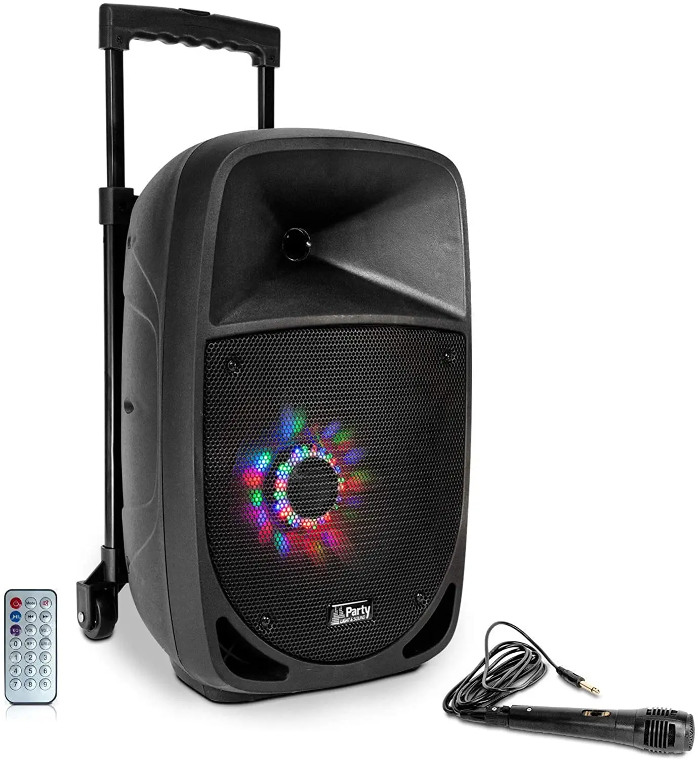 Niet meer leverbaar - Party Light & Sound Party-12LED - Accu spreker
