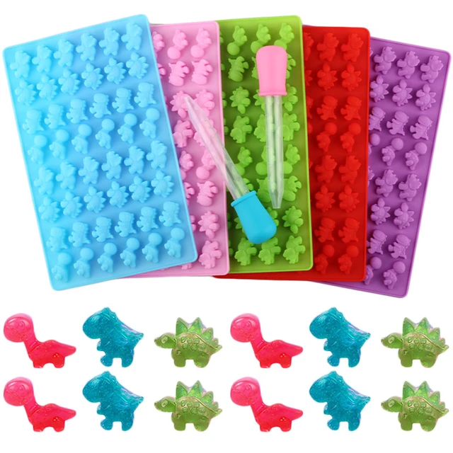20 Cavity Silicone Gummy Snake Worms Chocolate Mold Sugar Candy Jelly Molds  Ice Tube Tray Mold Cake Baking Tools - AliExpress