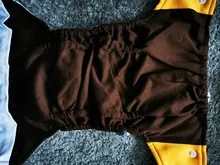 Elinfant-pañal de tela de malla de café transpirable, impermeable, reutilizable, pañal de tela para bebé