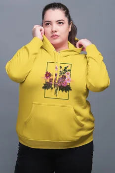 

Angemiel Wear What Are You Doing Yellow Women 'S Hooded Sweatshirt