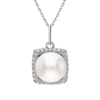 

Silver Pendant with imitation pearls and cubic zirconia sunlight sample 925