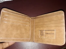 Cartera de cuero para hombre, tarjetero, monedero de mano, billetera corta esmerilada, bolsillo para monedas, 2020