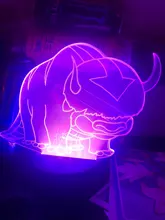 Nightlight 3d-Lamp Room-Decor Appa-Figure Legend-Of-Aang Avatar Kids Child Airbender