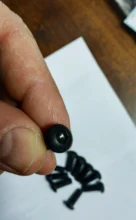 Tornillos de acero de aleación M2, M2.5, M3, M4, M5, M6, M8, M10, tornillo de cabeza redonda hexagonal, tornillo negro, perno de sujeción para muebles, grado 10,9