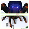Upgraded 24CM Big Size Electric Remote Control Spider Funny Toys 4CH Eyes Glow Walking Turn Simulation RC Tarantula Spider Toy 5