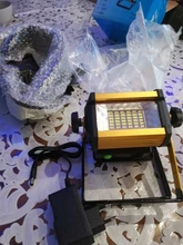 Light-Spotlight Battery Flood-Light External-Projector Rechargeable Waterproof 100w Led