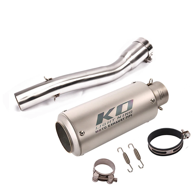 US $62.81 R1 Motorcycle Exhaust Muffler Escape Baffle Middle Link Connector Section for Yamaha YZFR1 1998 1999 2000 2001 2002 2003