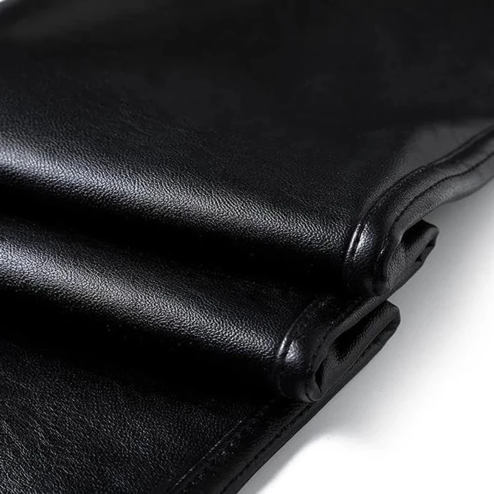 Брюки Melody из экокожи со встроенным силиконовым эффектом пуш ап Сексуальные