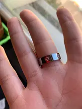 Anillo de compromiso de acero inoxidable y oro rosa para mujer, sortija de compromiso con cristales giratorios brillantes de lujo