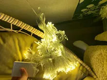 Light Led Curtain-String Window-Decor Christmas Garland Patio Xmas Party 220V EU AIFENG