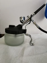 Soporte de botellas estabilizador para limpieza de aerógrafo, estación de pintura, filtro de botellas de vidrio, compresor esmerilado, juego opcional A-C