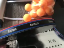 KOKUTAKU-raqueta de ping pong ITTF profesional, 4/5/6 estrellas, raqueta de tenis de mesa de carbono, conjunto de remo de murciélago, granos en Goma con bolsa