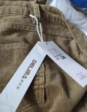 Loose Pants Trousers Women Autumn Female High-Waist Plus-Size Casual Mujer Straight Corduroy