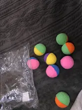 Juego de 10 unidades de juguetes para gatos, Gato de colores, pelotas de látex, suministros para gatos, herramientas