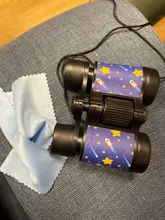 Binoculares de goma 4x30 para niños, telescopio antideslizante, portátil, regalos para exteriores, HB88