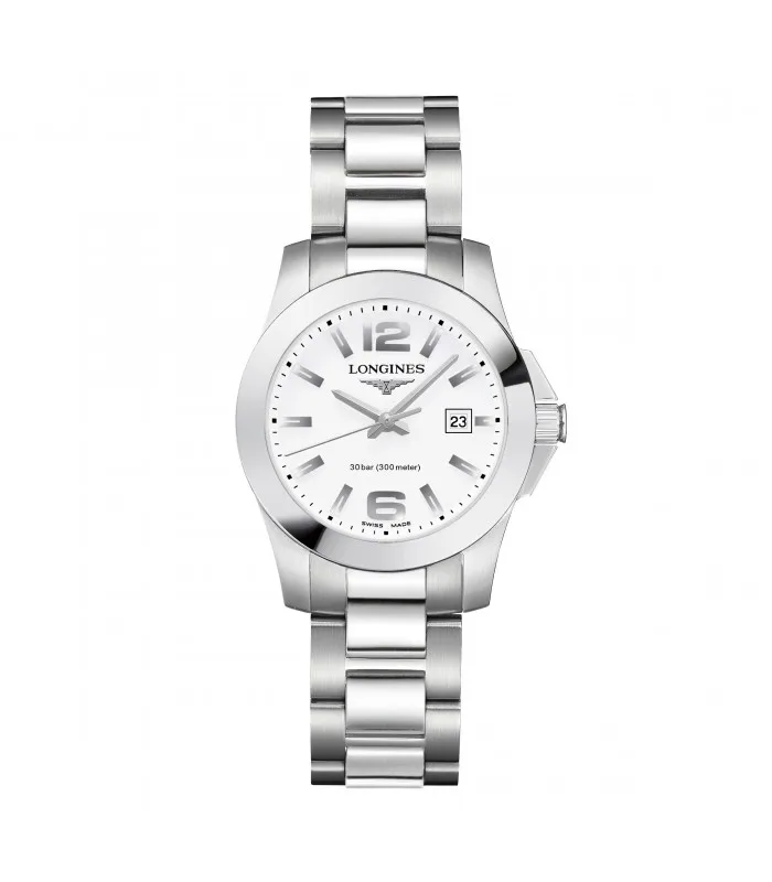 Часы LONGINES CONQUEST QUARTZ STEEL L3.376.4.16.6