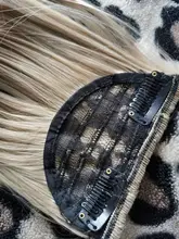 Alileader-flequillo suave y ligero, extensiones de cabello sintético, estilo de cabello, flequillo falso, más duradero