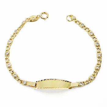 

Slave 18k gold baby zircons 14cm. [AA2704GR] -Customizable-RECORDING INCLUDED IN THE PRICE